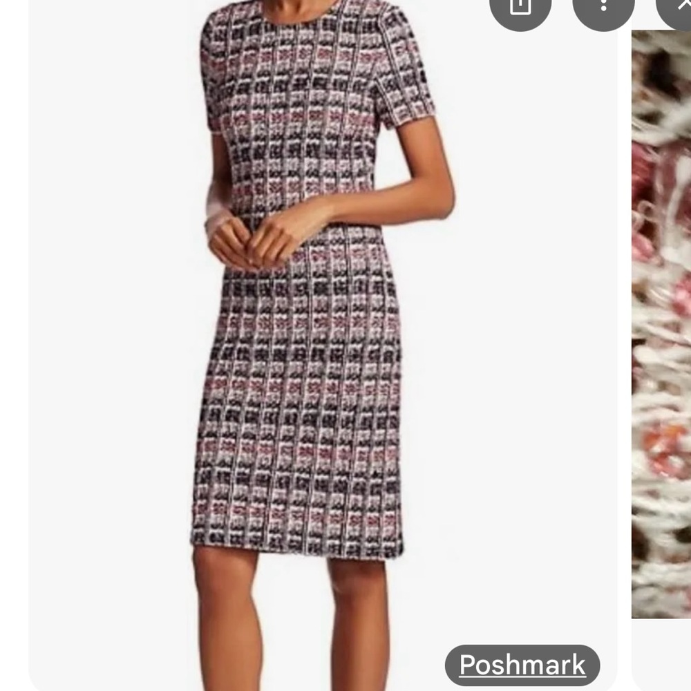 🌺🌺 NWT ST.JOHN MONARCH TWEED SHEATH DRESS SIZE 12